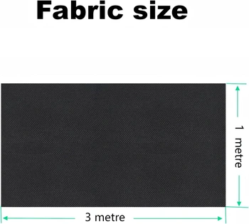 Jutové plátno AngYang23 3x1m čierna