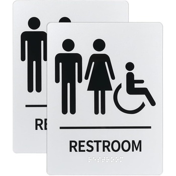 Ceduľka toalety WADORN unisex 2 ks