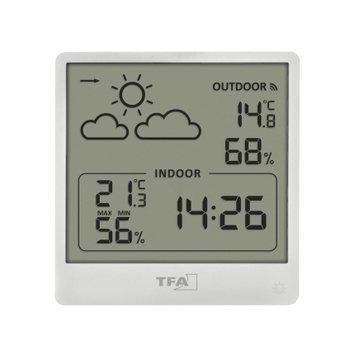 Meteostanice TFA Dostmann Cleo, bílá