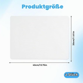 2 kusy průhledných silikonových podložek, nepřilnavé, protiskluzové silikonové podložky