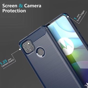 Ochranný kryt pre Moto G9 Power, pre Motorola G9 Power XT2091-3 Ultratenký kryt s imitáciou