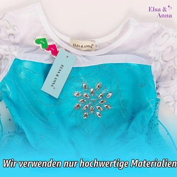 Dívčí šaty princezny ELSA a ANNA – Ledové království – Kostým princezny – Dívčí šaty na večírky,