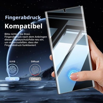 Sada 2+2 tvrdených sklenených ochranných fólií na displej pre Samsung Galaxy S23 Ultra [bez skla],