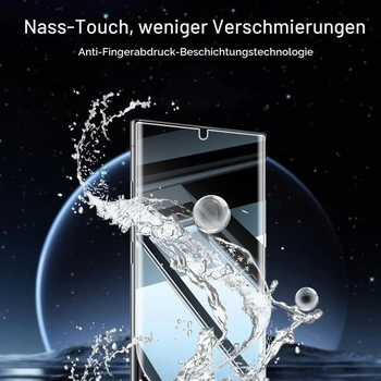 Sada 2+2 tvrzených skleněných ochranných fólií na displej pro Samsung Galaxy S23 Ultra [bez skla],