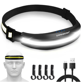 Čelovka DARKBEAM LED, COB, s červeným svetlom, dobíjacia,…