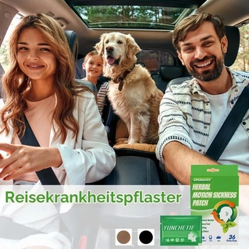 72 kusů náplastí proti cestovní nevolnosti, náplastí proti mořské nevolnosti, dlouhotrvajících a