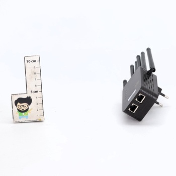AOOSU WiFi zosilňovač, 1200 Mbps WiFi opakovač so 6 anténami, WiFi zosilňovač s ethernetovým portom,