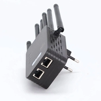 AOOSU WiFi zesilovač, 1200 Mbps WiFi opakovač se 6 anténami, WiFi zesilovač s ethernetovým portem,