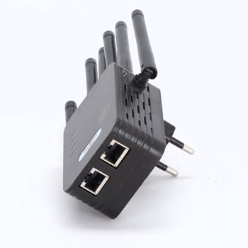 AOOSU WiFi zosilňovač, 1200 Mbps WiFi opakovač so 6 anténami, WiFi zosilňovač s ethernetovým portom,