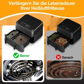Ochranný kryt proti stříkající vodě pro horkovzdušnou fritézu Philips Air Fryer řady 3000 a 5000