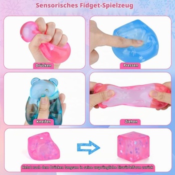 Měkké hračky Stress Cube, relaxační pro děti i dospělé