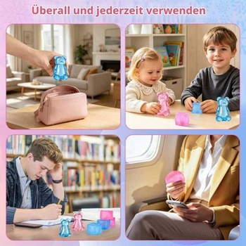 Měkké hračky Stress Cube, relaxační pro děti i dospělé