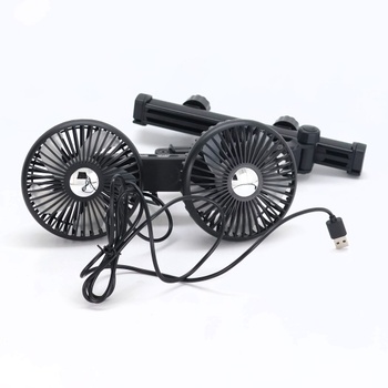 Ventilátor Nauttxon do auta, černý