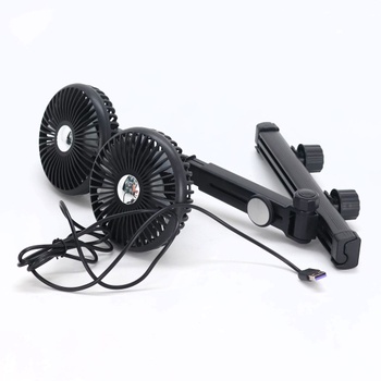 Ventilátor Nauttxon do auta, čierny