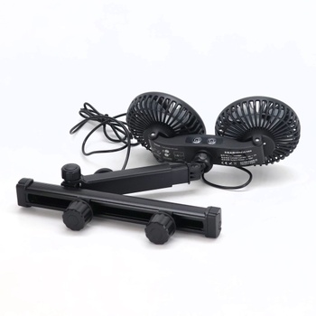 Ventilátor Nauttxon do auta, černý