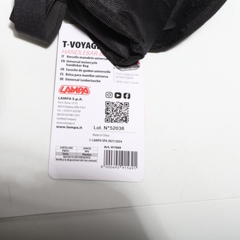 LAMPA 91569 Taška na riadidlá s ochranným krytom 2L