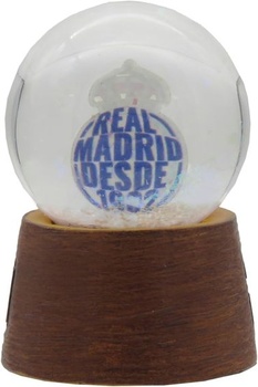 Snehová guľa CyP Brands Real Madrid, erb Realu Madrid, futbal, viacfarebná, oficiálny produkt
