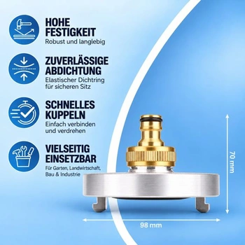C-Storz C-52 na klikací systém 1 palec – adaptér hliník/mosaz
