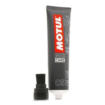 Reťazový mazací prostriedok Motul pre cestné motocykle, tuba so štetčekovým aplikátorom, biela