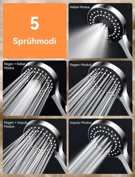 Sprchová hlavice Magichome s hadicí, vysokotlaká sprchová hlavice 59