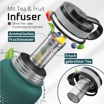 Termo fľaša BeMaxx tmavo modrá, 950ml