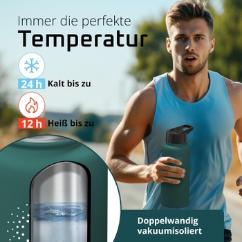 Termo fľaša BeMaxx tmavo modrá, 950ml