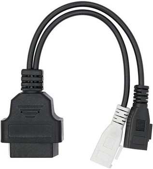 Adaptérový kábel OBD2 na 2x2 piny – kompatibilný s Audi, Seat, Škoda, VW – diagnostický