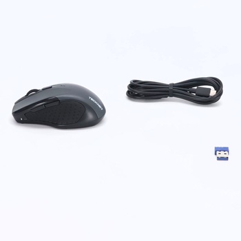 TECKNET Bluetooth myš s Jigglerom, dobíjacia bezdrôtová myš (tri režimy: BT 5.0/3.0 + 2.4G), 4800