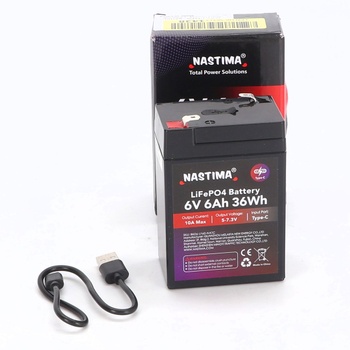 Nabíjacie batérie NASTIMA 6V 6Ah 36Wh LiFePO4