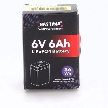 Nabíjacie batérie NASTIMA 6V 6Ah 36Wh LiFePO4