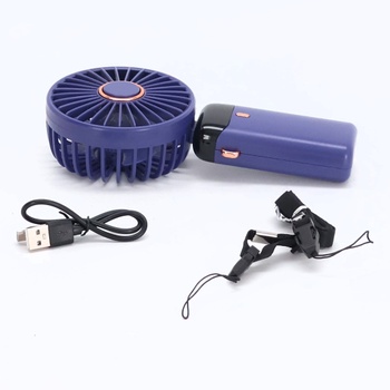 Ručný ventilátor Rafada, prenosný mini ventilátor, dobíjací, malý vreckový ventilátor s 5