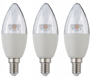 LED žiarovka Livarno Home teplá biela, 3ks