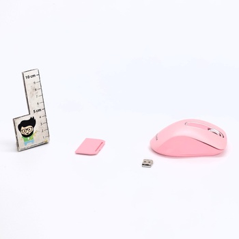 Bezdrôtová myš memzuoix 2,4 GHz, prenosná optická bezdrôtová myš 1400 DPI s mini USB prijímačom, 5