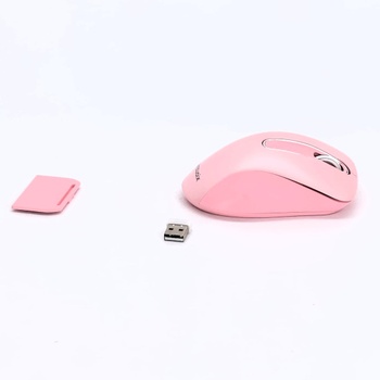 Bezdrôtová myš memzuoix 2,4 GHz, prenosná optická bezdrôtová myš 1400 DPI s mini USB prijímačom, 5