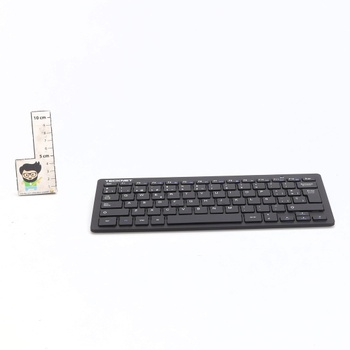 TECKNET Mini 2.4G ultratenká bezdrôtová klávesnica, USB bezdrôtová klávesnica pre PC, Android Smart