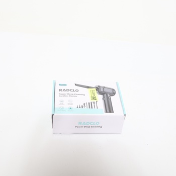 Elektrický prachomet RADCLO, na batérie, 3-stupňový kompresor so 100 000 ot./min., dobíjací USB-C s