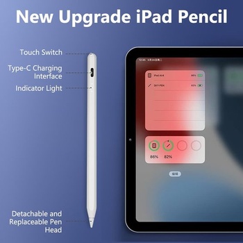 Stylus flintronic pre iPad (2018–2023), kompatibilný s iPadom Pro 12,9 palca 6./5./4./3. generácie,