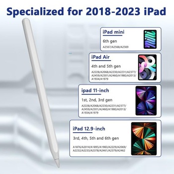 Stylus flintronic pre iPad (2018–2023), kompatibilný s iPadom Pro 12,9 palca 6./5./4./3. generácie,