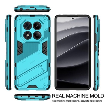 Kompatibilný s Xiaomi Redmi Note 14 Pre 4G Puzdro s ochranným stojanom [pre magnetický držiak
