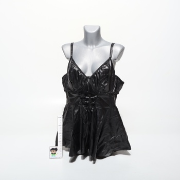 Dámska spodná bielizeň Babydoll, sexy negližé s krivkami, dámska sexy spodná bielizeň s pančucháčmi,
