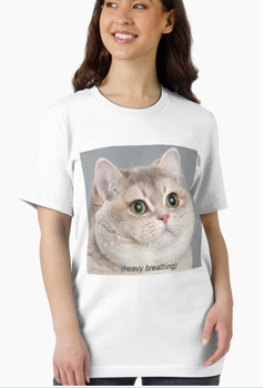 Dámske tričko Redbubble Heavy Breathing