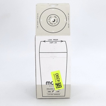 Termohrnček Moon 360 °, cestovný hrnček 300ml, nepriepustný izolovaný hrnček - bez BPA, dvojstenná