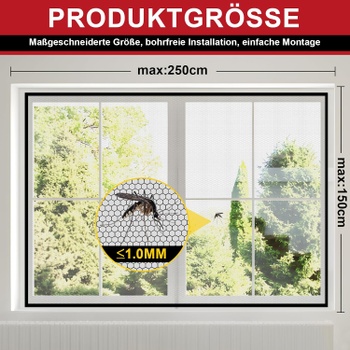 Sieť proti hmyzu ZUIYIN 2 ks 150 x 250cm