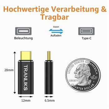 USB-C adaptér kompatibilný s Lightning, PD 60W čierny*2