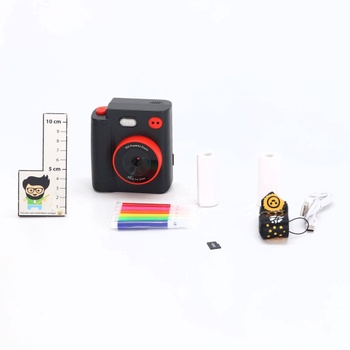 MYSTILUCK Okamžitý fotoaparát pre deti, 1080P HD detský fotoaparát s 32GB kartou a papierom do
