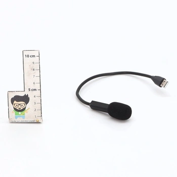 HOTUT USB mikrofón, malý PC mikrofón, mini mikrofón pre PC notebook, všesmerový mikrofón s 360 °