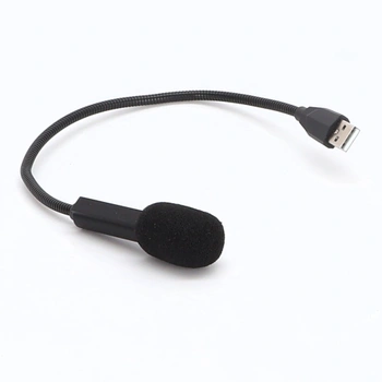 HOTUT USB mikrofón, malý PC mikrofón, mini mikrofón pre PC notebook, všesmerový mikrofón s 360 °