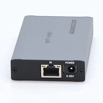MT-VIKI PoE LAN rozbočovač 2 porty 1000Mbps Gigabit Dual RJ45 rozbočovač pro Cat5e/6/7/8 kabel pro