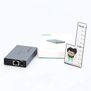 MT-VIKI PoE LAN rozbočovač 2 porty 1000Mbps Gigabit Dual RJ45 rozbočovač pro Cat5e/6/7/8 kabel pro