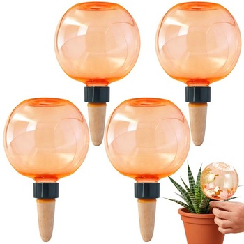 4 x 500ml samozavlažovacia guľa na rastliny (oranžová) Oranžová 500ml